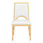 Ensemble de table de salle à manger extensible en bois massif pour 4 personnes avec 4 chaises rembourrées et rallonge amovible de 16 pouces pour la salle à manger, le salon, naturel et beige Topmax-1418114318