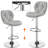 Adjustable Modern PU Leather Swivel Bar Stools with Backrest-105348915