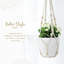 Panier à fleurs suspendu en Macrame