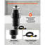Broyeur de déchets alimentaires, moteur CC 1 CV 3700 tr/min, système de broyage des déchets alimentaires à fixation par 3 boulons avec protection contre les éclaboussures et cordon d'alimentation pour cuisines, broyeur à alimentation continue pour évier de cuisine