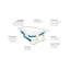 Baignoire encastrée en chromage 60 po x 42 po Anza ™ Salon-40093303