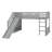 Space Efficient Pine Wood Frame Stairway Loft Bed With  Slide, Guardrails,Convertible Ladder-176850676
