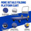 84.9cm H x 60cm W Utility Cart