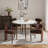 Modern Upholstered Dining Chairs with Solid Wood Legs-1486657150