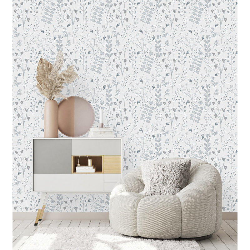 Floral Tile, 2.08' W x 10.42' L