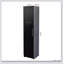 Armoire de rangement murale empilable, P 15,75 po x l 15,75 po x H 70,87 po, noire