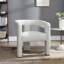 Fauteuil de 67 cm de large (lot de 2), bouclé beige
