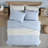 Nautica Coleridge Stripe Cotton Reversible Blue Quilt Set-94286809