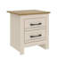 Limestone Manufactured Wood Bedside Table-612853006