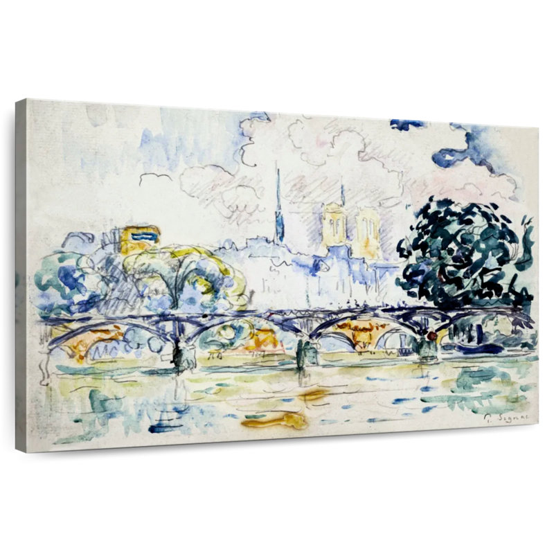 Sirci Le Pont des Arts 1910, H 34 po x l 51 po