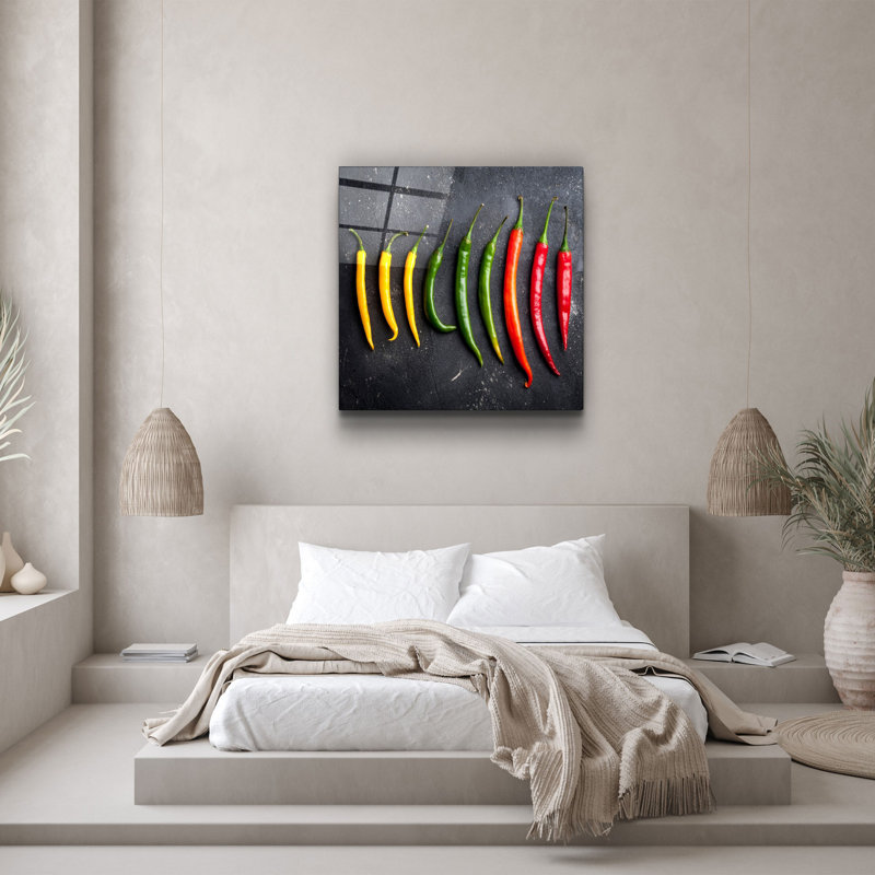 Elegant Decorative Tempered Glass Painting, 40 x 40 Inches | 100% Tempered Glass, Thickness: 0.16 Inches | UV Printing for Vibrant Colours & Durability | Perfect for Home Decor & Art Enthusiasts
