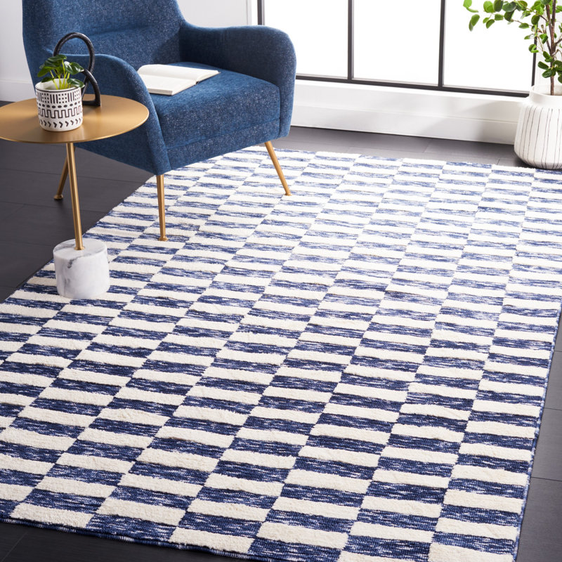 Malakhi Performance Machine Washable Striped Rug, Rectangle 6' x 9'
