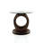 Ronks Glass Top End Table