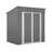 10'X4' Outdoor Metal Storage Shed For Garden Tools Lockable Door With Floor Frame