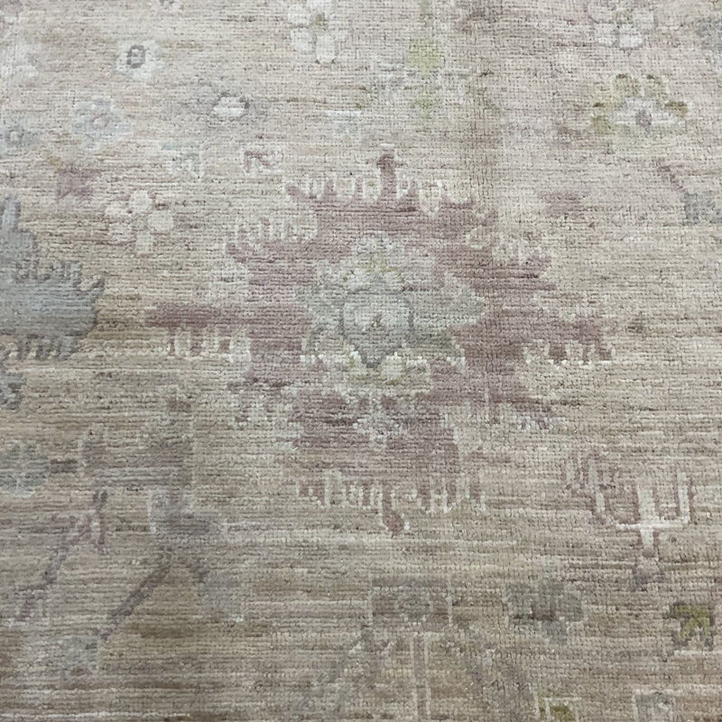 Hand Knotted Wool Geometric Rug