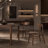 Solid Wood Dining Set with Sculpted Chairs-1012875474-865691491