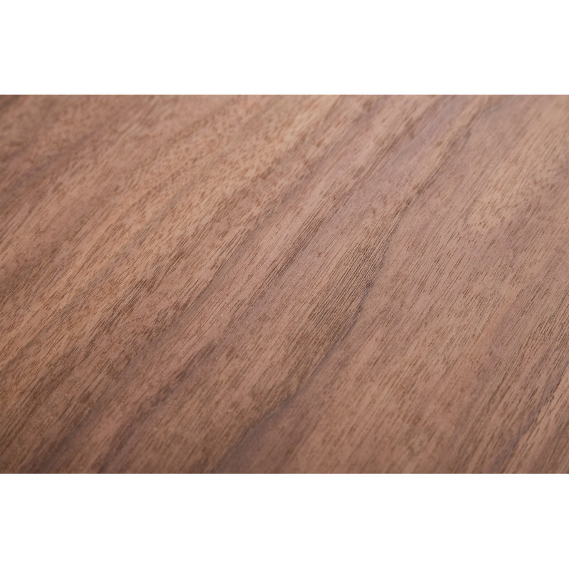 70.87" W 6-Person Rectangular Solid and Manufactured Wood Dining Table, Walnut