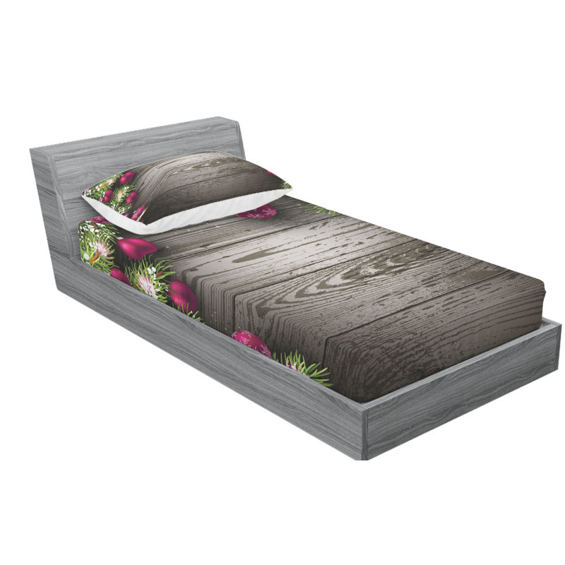 Microfiber Sheet Set, Twin XL Sheet Set with Fitted Sheet