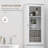 Slim Bathroom Storage Cabinet With Ample Space And Secure Design