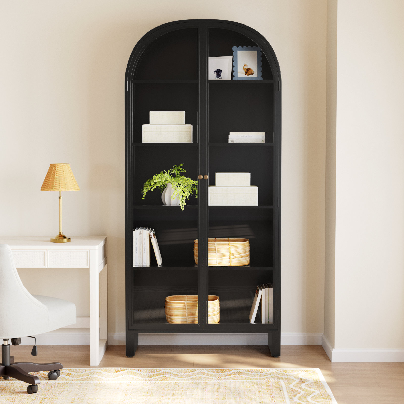 Adrie Accent Cabinet, Black