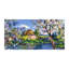 Thorntonville Spring Landscape 50cm x 100cm Glass Panel