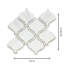  Carreau de mosaïque murale en verre satiné Tahitian Pearl 14 po x 14,5 po-93419312