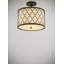 Moreland Fabric Semi Flush Mount