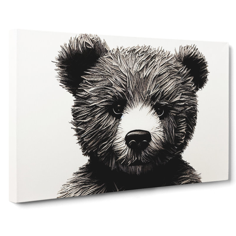 Super Teddy Bear - Wrapped Canvas, 50cm H x 76cm W x 3cm D