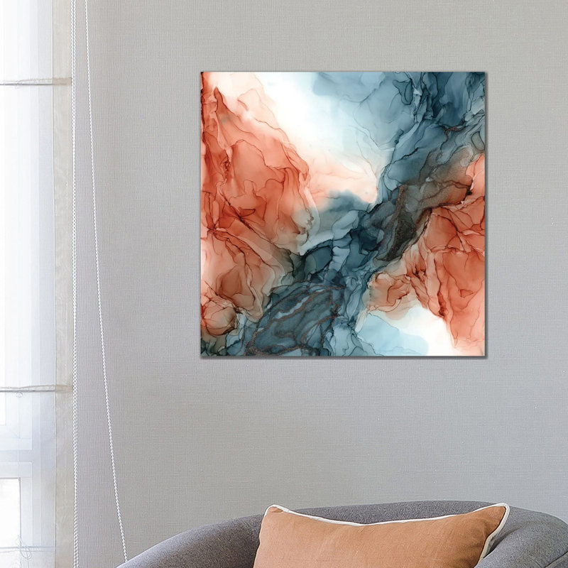 Desert River by Elizabeth Karlson - Print on Canvas, Wrapped Canvas, 93.98 cm H x 93.98 cm W x 3.175 cm D