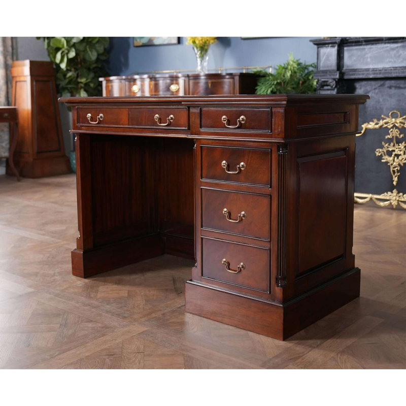 Bureau en acajou à une banque