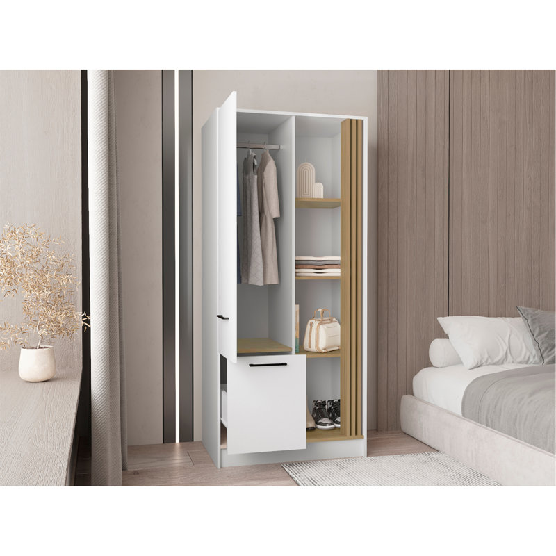 Armoire Vance avec une porte pour le rangement intérieur