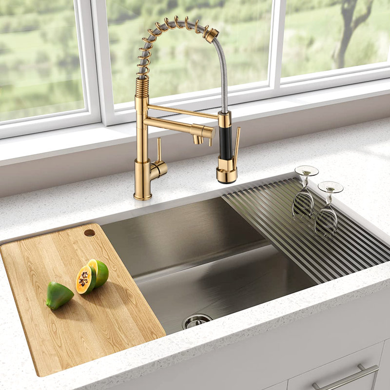Pdpbath Pull Down Kitchen Faucet