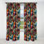 Vibrant Blue Flower Garden Elegance II - Rideau floral - Rideau occultant floral - 1 panneau-107534142