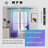 Ombre Sheer Semi Sheer Curtains / Drapes Pair-63297868-63297867