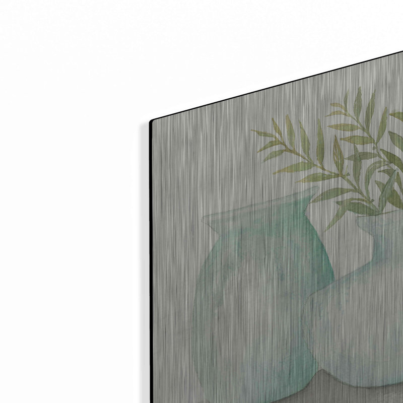 «Mint Vases» par Cindy Jacobs, H 12 po x l 24 po