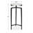 Uttermost Tobias White Marble Slab Drink Table