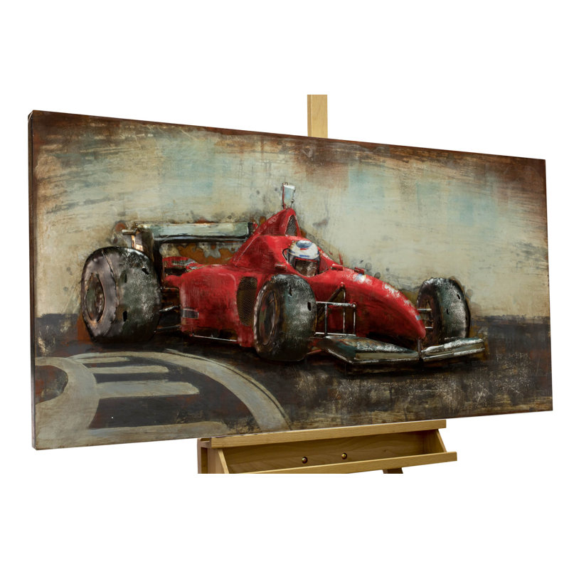 Handmade Industrial Transportation Wall Decor on Metal