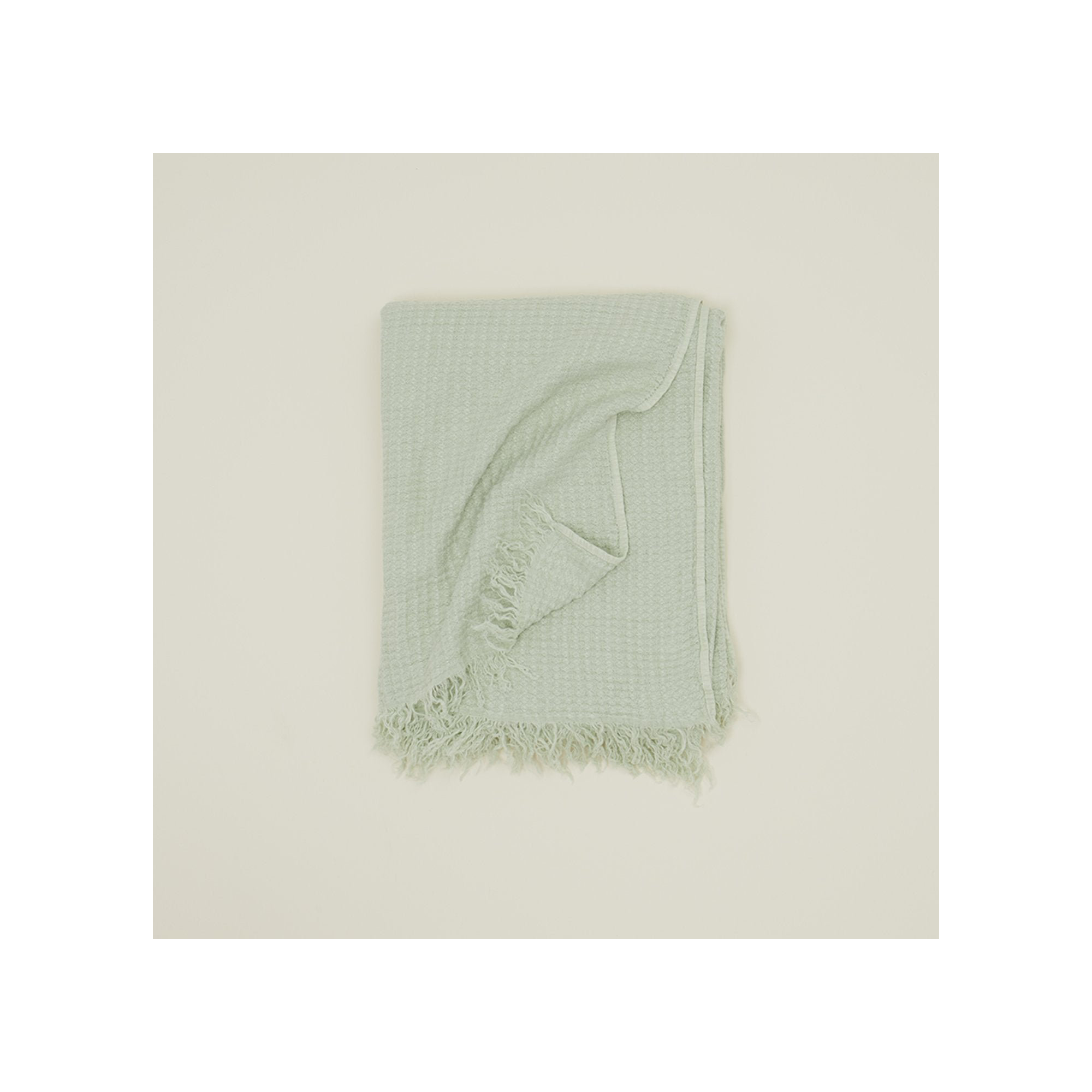 Simple Throw Blanket, Sage, 70" L x 50" W