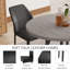 Siefert 35.4'' Round Dining Table Set, Kitchen Dining Table and 4 Dining Chairs-88629379-89176612