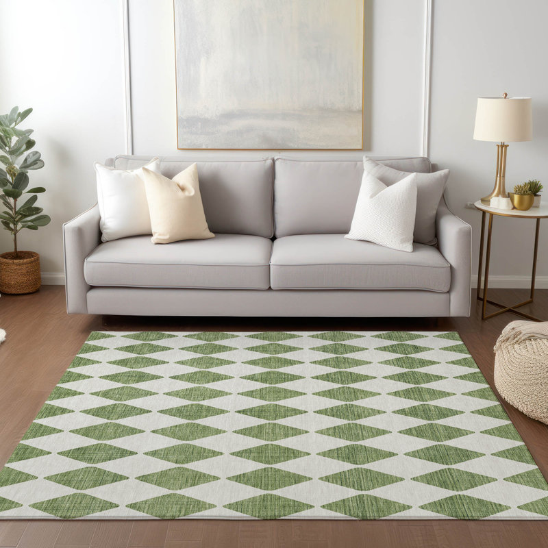 Tapis intérieur / extérieur Fayme, Rectangle 5 pi x 7 pi 6 po