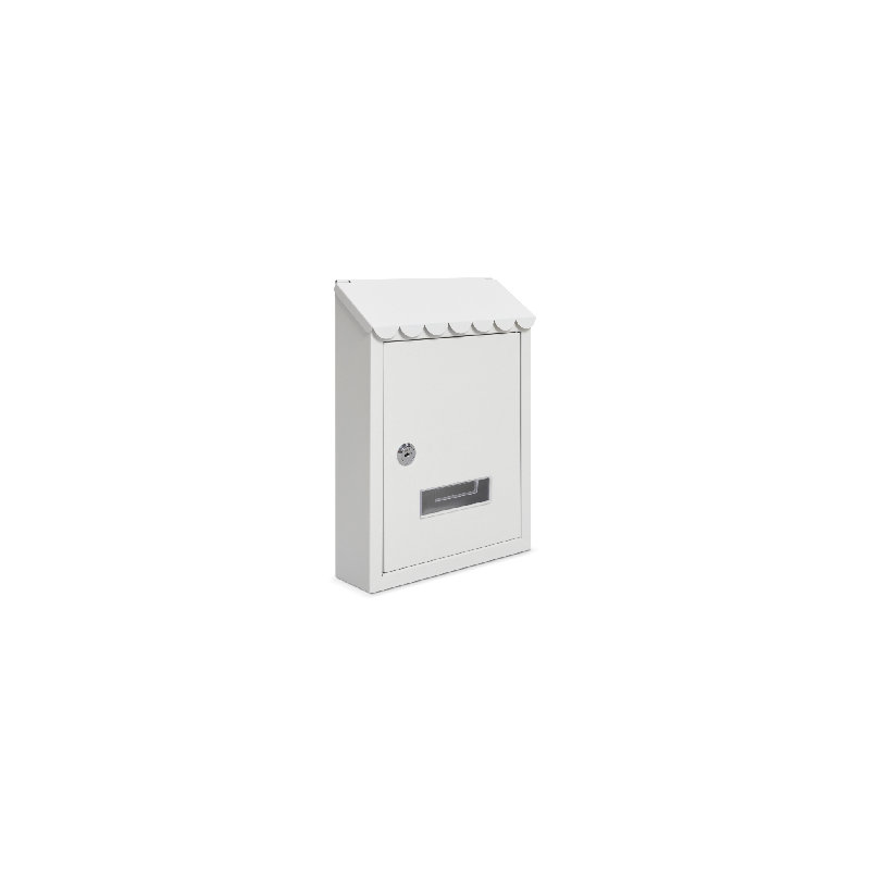 Stallings Steel Wall Mounted Post Box, White