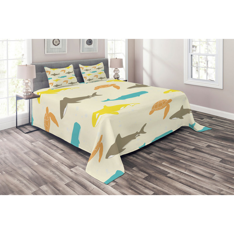 Coastal Polyester Coverlet