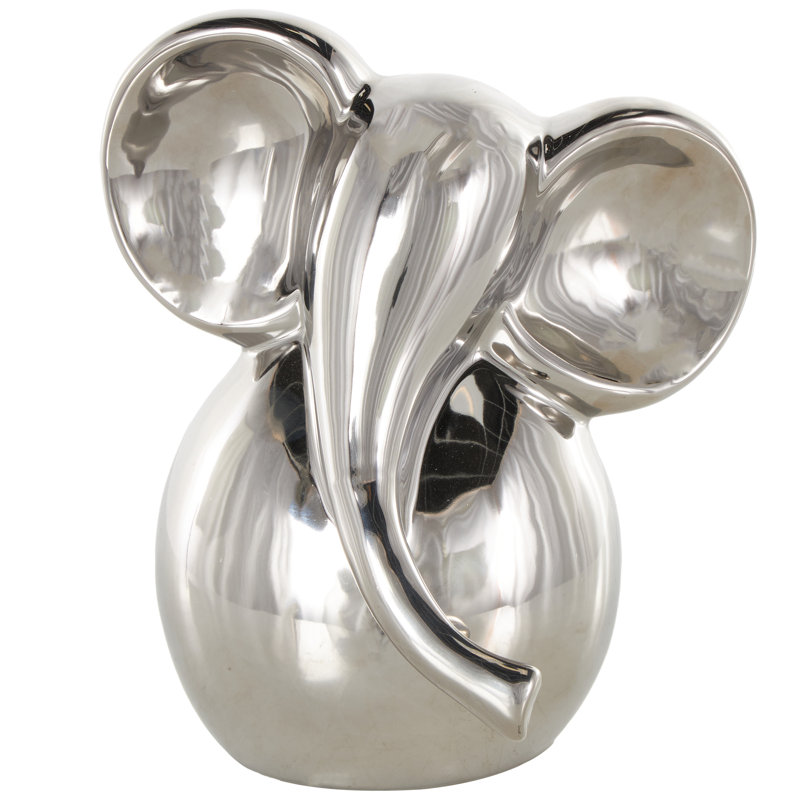 Sculpture éléphant Cole and Grey, Argent
