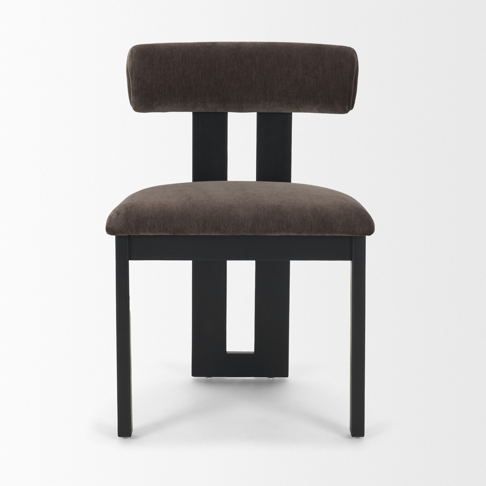 Ardith Oak Dining Chair, Black, Black