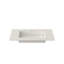 Lavabo de salle de bain rectangulaire simple 39 "avec comptoir et trou de trop-plein 39"