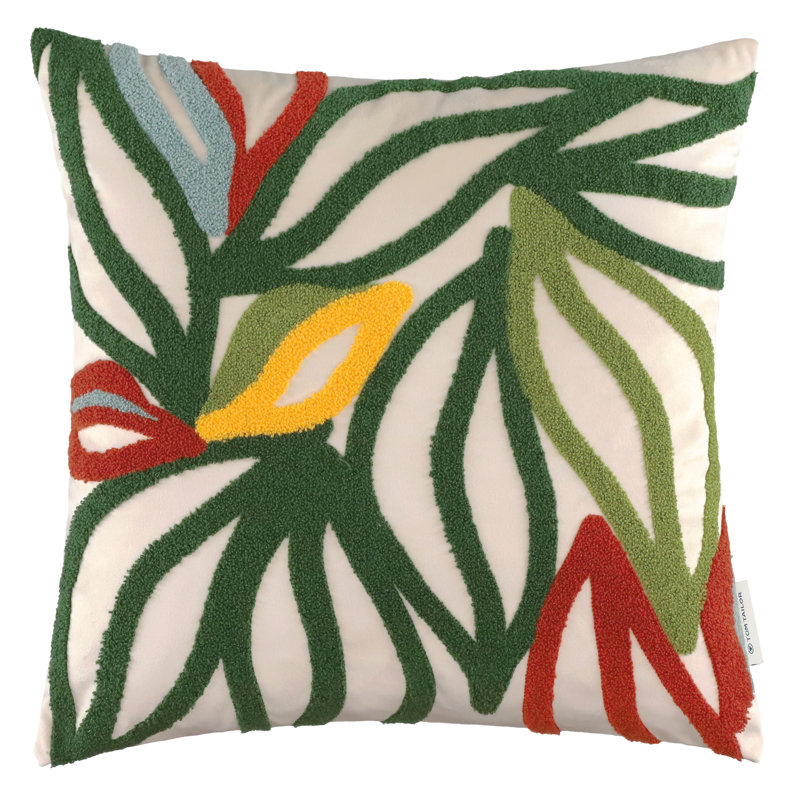 Floral Square Cushion Cover