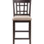 Tabouret à hauteur de comptoir brun clair et comptoir pour 2 personnes