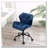 Eldon Diamond Tufted Adjustable Swivel Office Chair,Blue-665095465