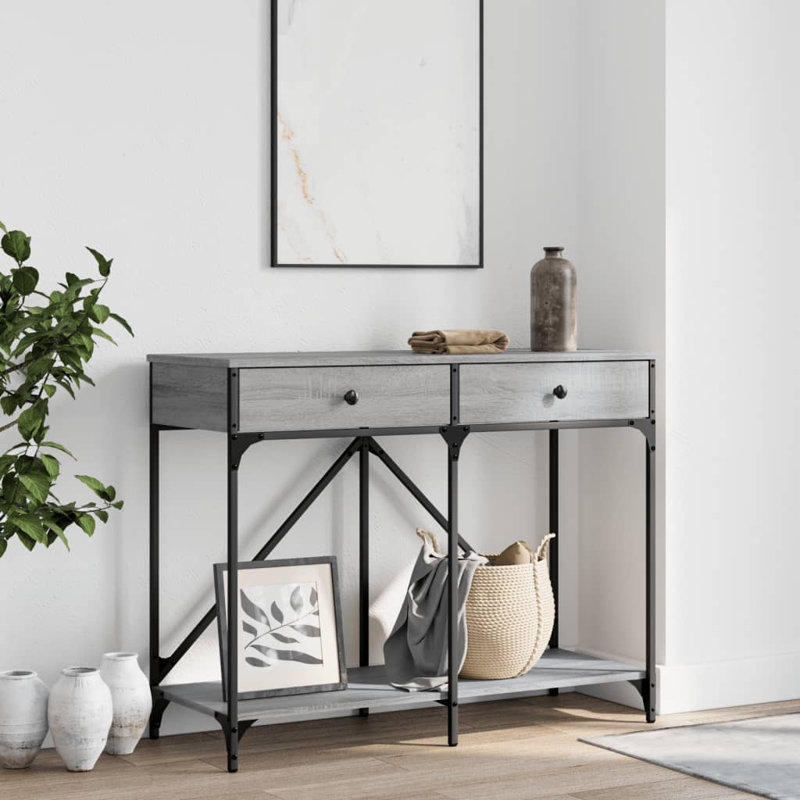 Ramesh 100cm Console Table, Grey Sonoma