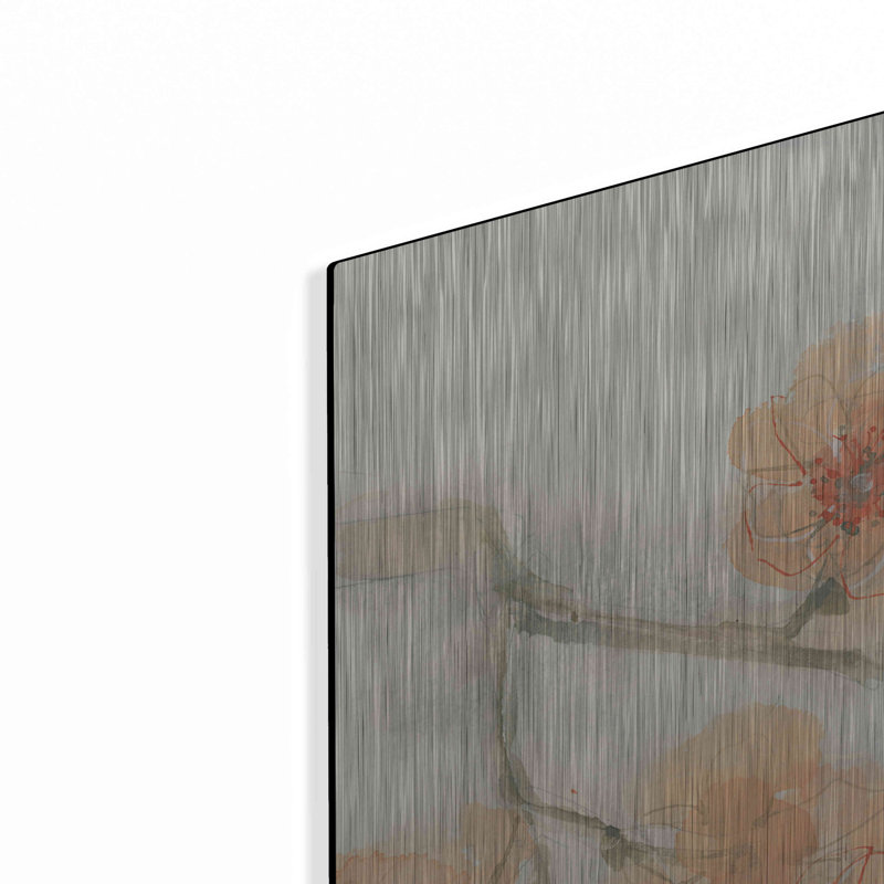 «Peach Blossom I» par Chris Paschke, H 24 po x l 48 po